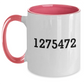 Funny Balinese Cat Lovers Gifts, 'I Love My Balinese Cat. People, Not So Much.' Two Tone Coffee Mug for Graduation - Main