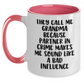 Funny Grandma Gifts from Men to Grandma - Two Tone Coffee Mug with Inspirational Quote, Best Gift for Grandma's Graduation - Main