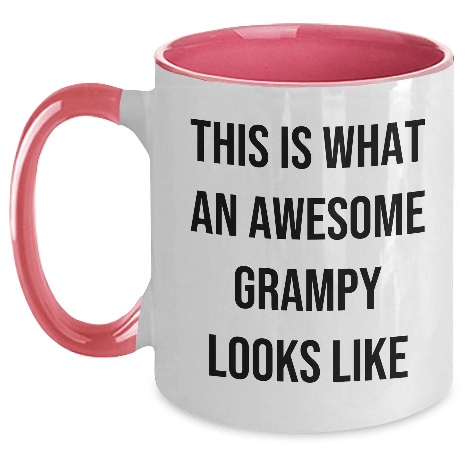 Funny Grampy Two Tone Coffee Mug Gifts from Men to Grampy, Awesome Grampy Looks Like, Graduation Unique Gifts - Main