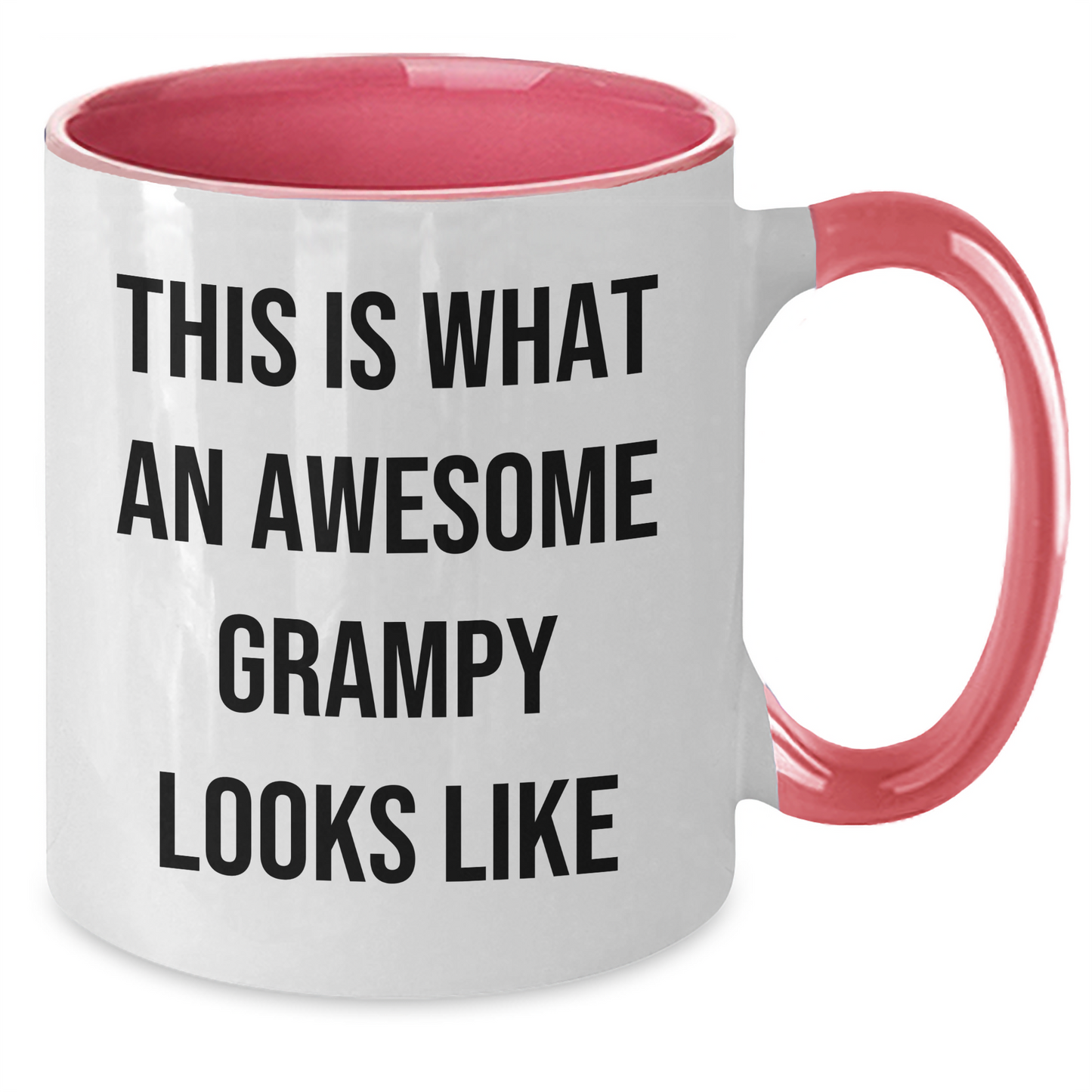 Funny Grampy Two Tone Coffee Mug Gifts from Men to Grampy, Awesome Grampy Looks Like, Graduation Unique Gifts - Additional