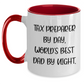 Tax Preparer By Day, Funny Dad By Night - Unique Two Tone Coffee Mug Gifts for Father's Day - Main