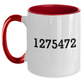 Funny Balinese Cat Lovers Gifts, 'I Love My Balinese Cat. People, Not So Much.' Two Tone Coffee Mug for Graduation - Main