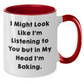 Funny Baking Quotes Two Tone Coffee Mugs Gifts from Friends for Baking Men on Father's Day, Unique Coffee Mug for Baking Enthusiasts, Best Gifts for Baking Lovers from Family and Friends - Additional