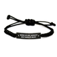 Model By Day Funny Rope Bracelet Gifts from Men to Model World's Best Mom By Night Father's Day Unique Gifts - Image 1