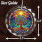 Glass Tree of Life Ornament