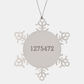 Balinese Cat Lovers' Christmas Unique Gift - 'I Love My Balinese Cat, People, Not So Much.' Snowflake Ornament, Gifts from Friends to Family - Image 1