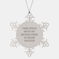 Funny Bichon Frise Dog Gifts from Men to Friends - Snowflake Ornament, Christmas Unique Presents - Image 1