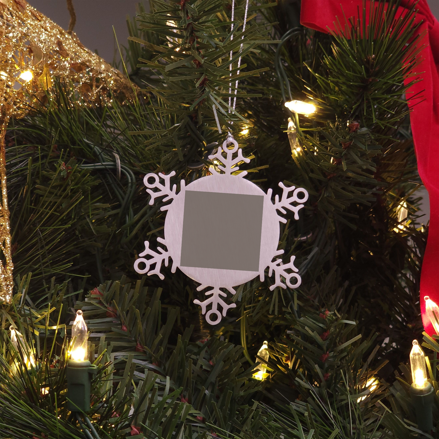 Comedian Snowflake Ornaments, Funny Gifts from Friends to Comedian, Christmas Unique Presents - Image 3