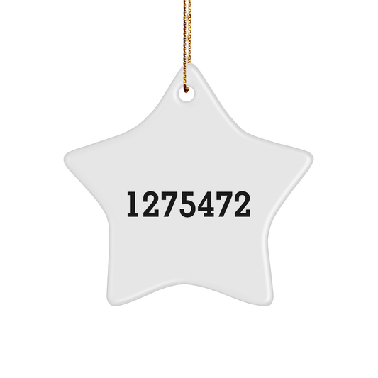 Balinese Cat Lover's Star Ornament, Gifts from Friends and Family, I Love My Balinese Cat. People, Not So Much., Christmas Unique Gifts for Her - Image 1