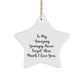 Funny Grampy Gifts - 'To My Amazing Grampy' Star Ornament, White Star Shaped, Christmas Decorations for Grampy from Family, Gifts for Grampy - Image 1