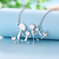 Kids Drawing Necklace - 925 Sterling Silver