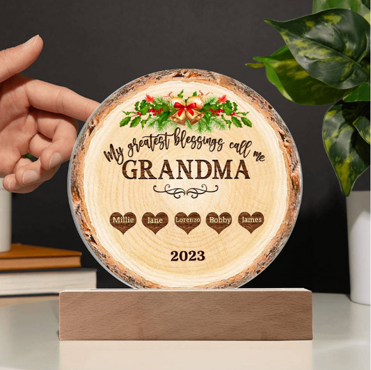 Grandma Blessings Plaque