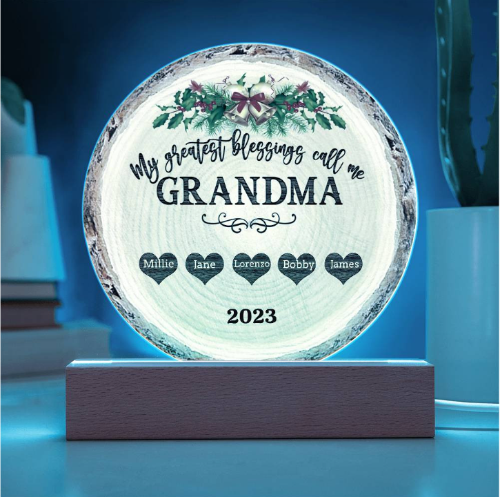 Grandma Blessings Plaque