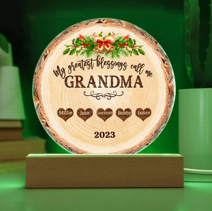 Grandma Blessings Plaque