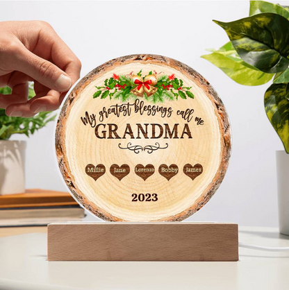 Grandma Blessings Plaque