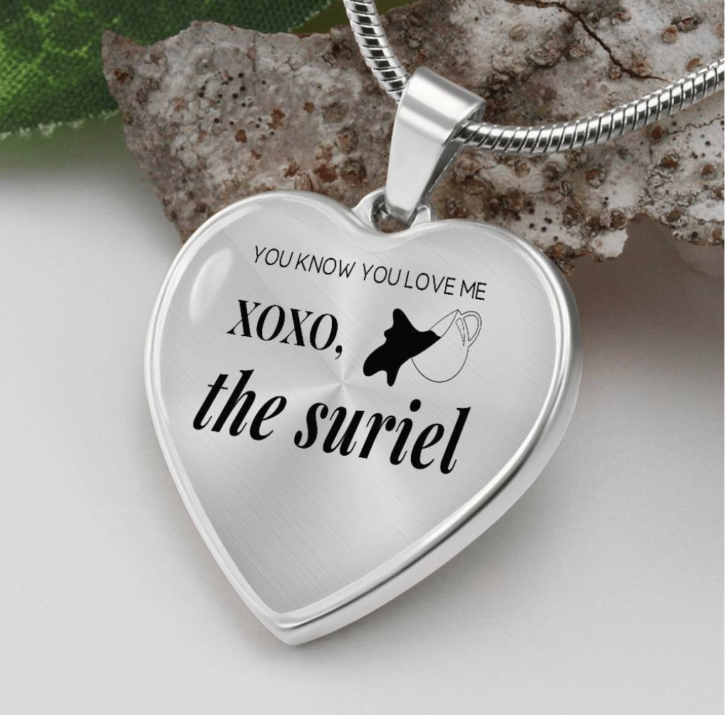 Personalized Acotar Xoxo The Suriel Necklace