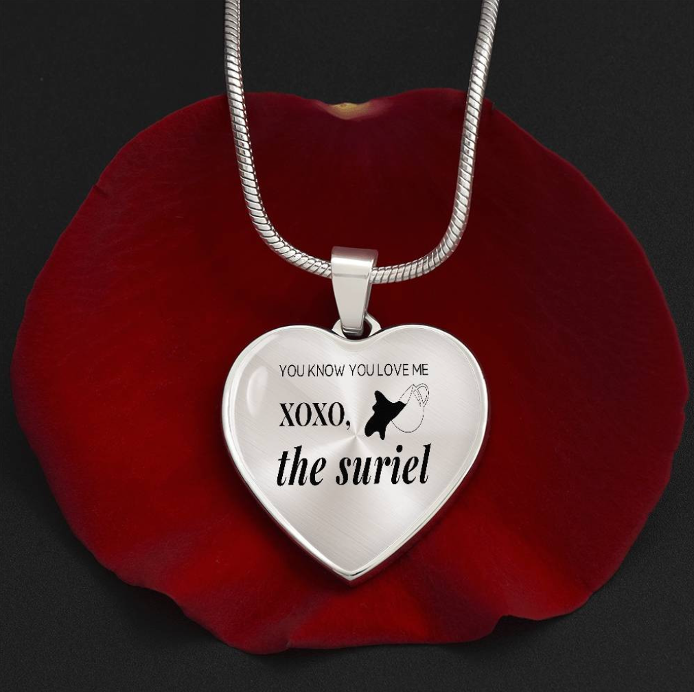 Personalized Acotar Xoxo The Suriel Necklace