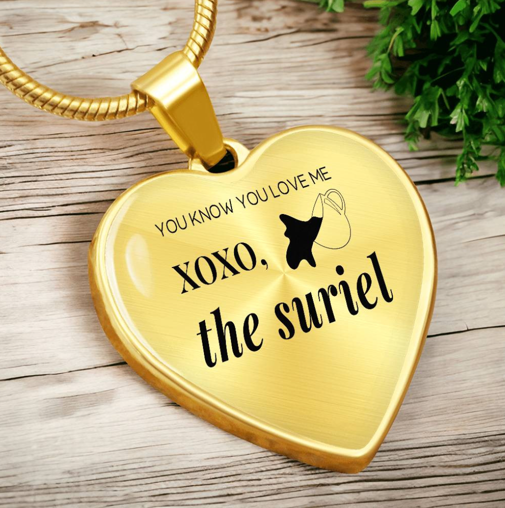 Personalized Acotar Xoxo The Suriel Necklace