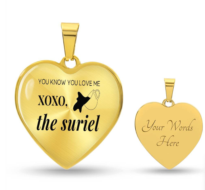 Personalized Acotar Xoxo The Suriel Necklace