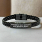 Farmer by Day, World's Best Mom by Night - Interlaced Leather Bracelet, Gifts from Men to Farmers, Unique Gifts