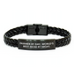 Farmer by Day, World's Best Mom by Night - Interlaced Leather Bracelet, Gifts from Men to Farmers, Unique Gifts