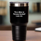 Gifts from Friends for Awesome Paralegal Graduates - This Is What An Awesome Paralegal Looks Like Tumbler, 20oz or 30oz Vacuum-Insulated, Stainless Steel/Powder Coating