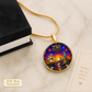 250th Anniversary Necklace or Keychain Stained Glass Style Statue of Liberty Ship NYC Commemorative Limited Edition