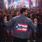 Unisex Puerto Rico Flag Coqui Denim Jacket