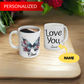 Personalized Oma Butterfly Ceramic Mug