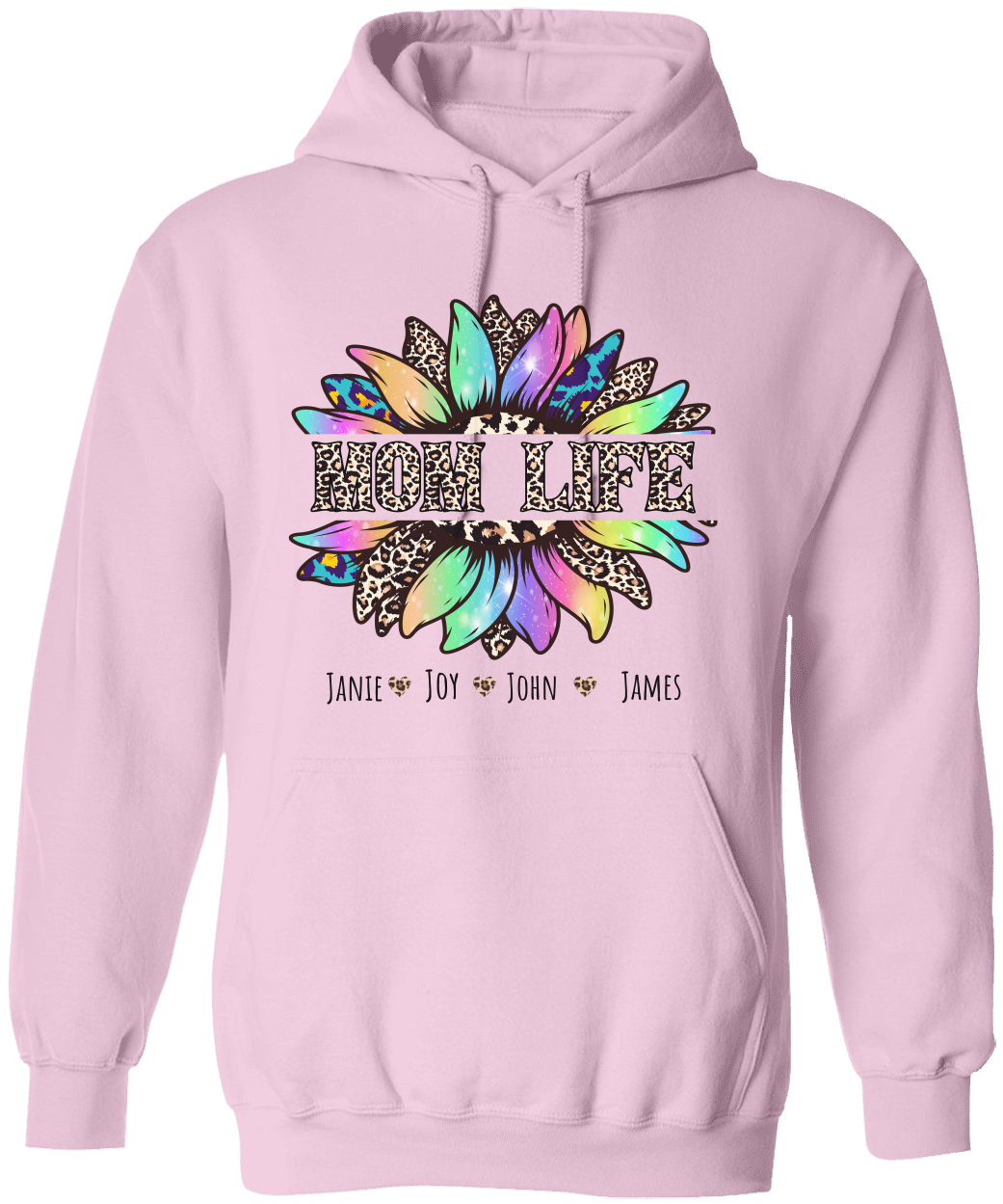 Personalized Mom Life Hoodie