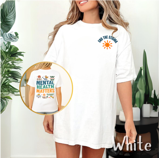 Mental Health Matters Shirt or Tote Bag