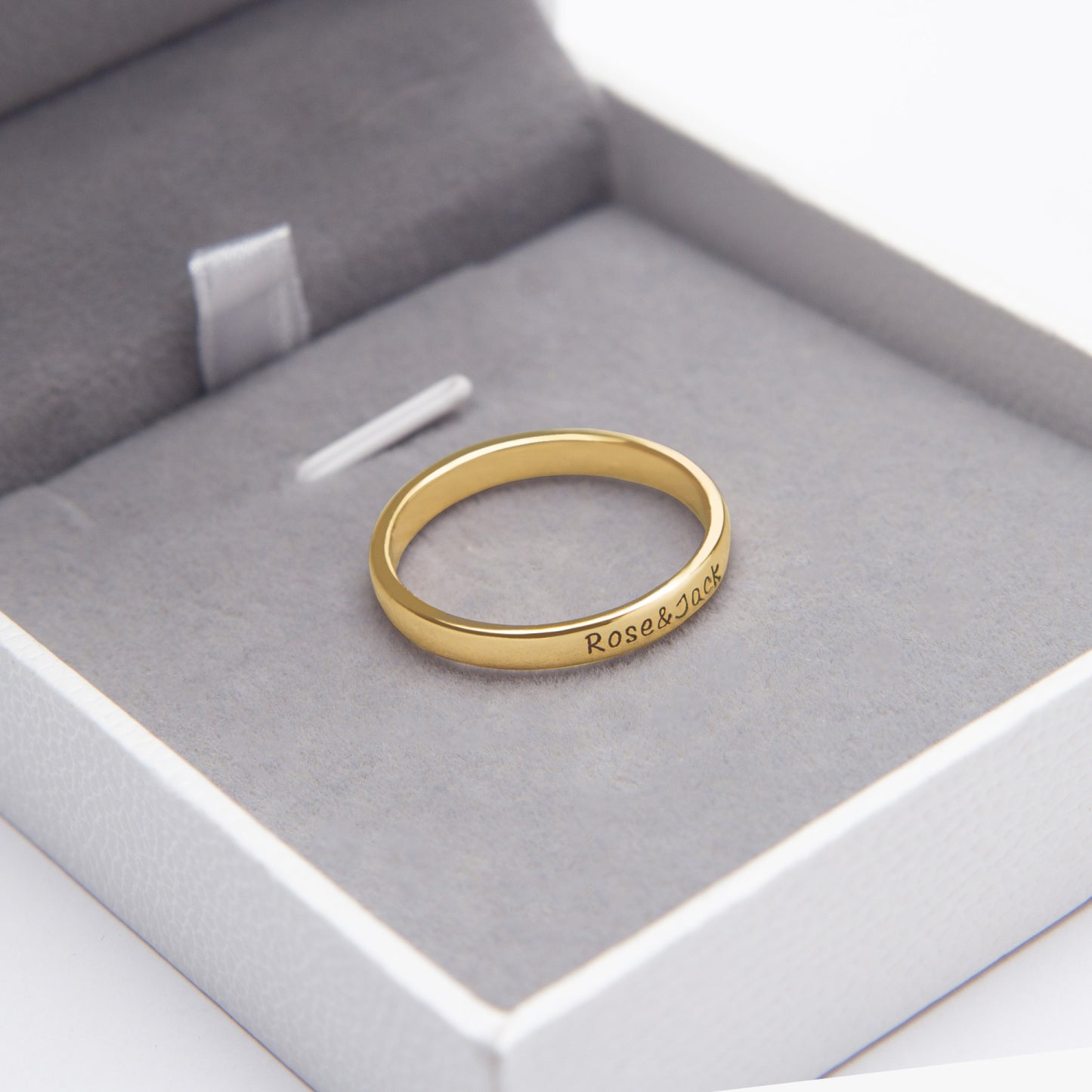 Dainty Personalized Name Ring