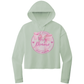 Pink Very Cutesy Very Mindful Very Demure Lightweight Crop Top Hoodie