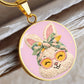 Crochet Bunny Necklace or Keychain, Cute Easter Bunny Jewelry, Amigurumi Rabbit Pendant for Teen Girl, Easter Basket Stuffer Gift
