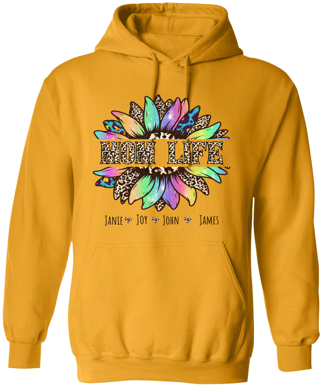 Personalized Mom Life Hoodie