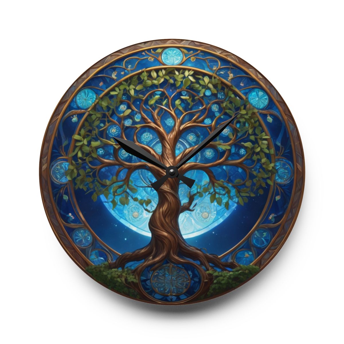 Mystical Tree of Life Custom Clock