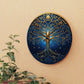 Starry Night Tree of Life Custom Clock