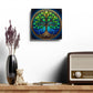 Stained Glass Tree of Life Acrylic Clock