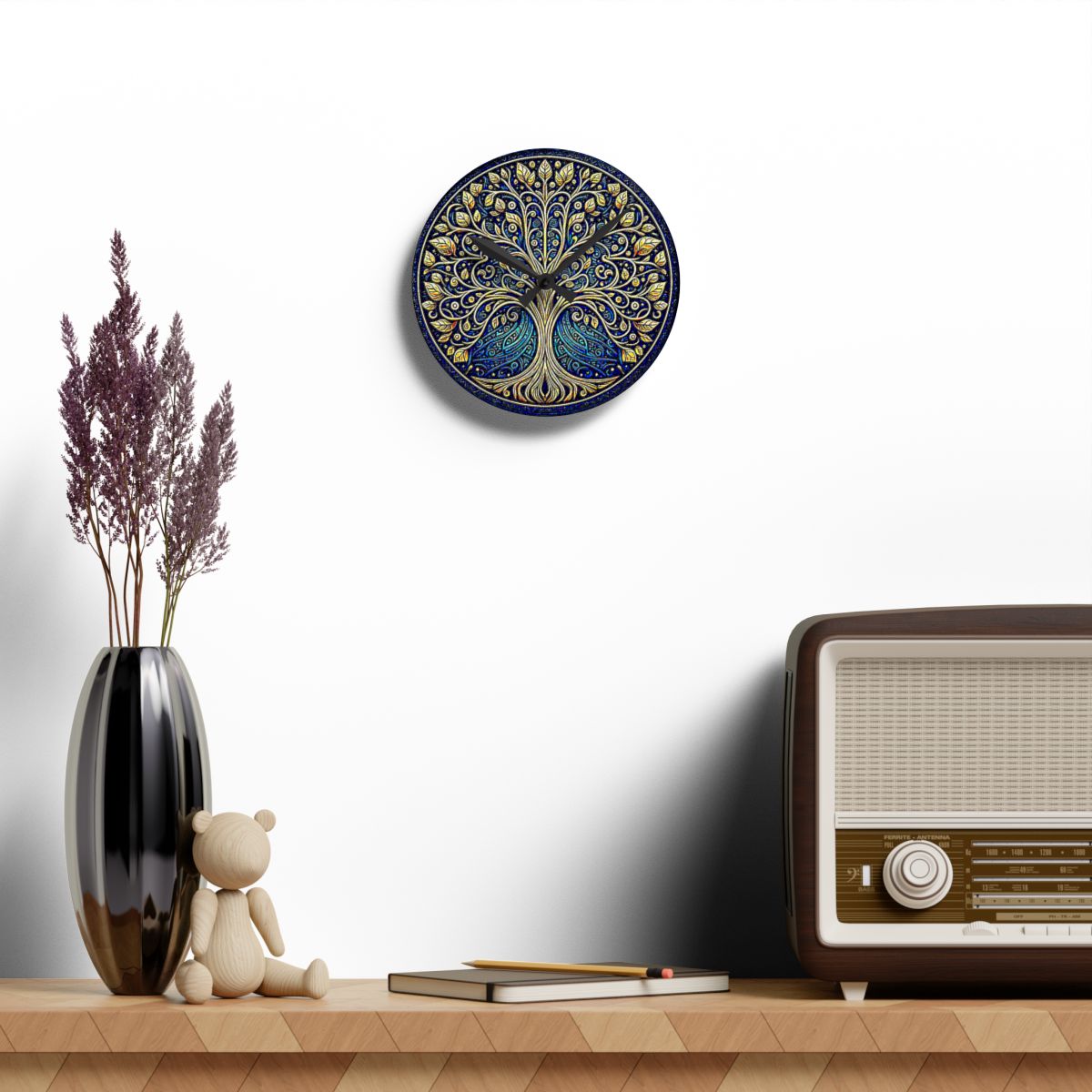 Celtic Tree of Life Clock Mothers Day Gift for Mom