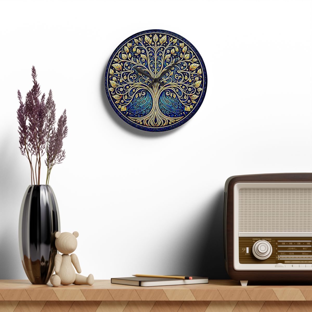 Celtic Tree of Life Clock Mothers Day Gift for Mom