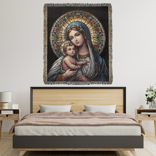 Catholic Woven Blanket