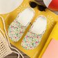 Peony Meadow Garden Shoes for Adults & Kids – Lightweight EVA Slip-On Floral Summer Sandals Water-Resistant Nurse Comfort & Walking Footwear