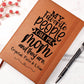 My Favorite People Call Me Mom Leather Journal Notebook
