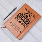 The World's Best Soccer Mom Leather Journal Notebook