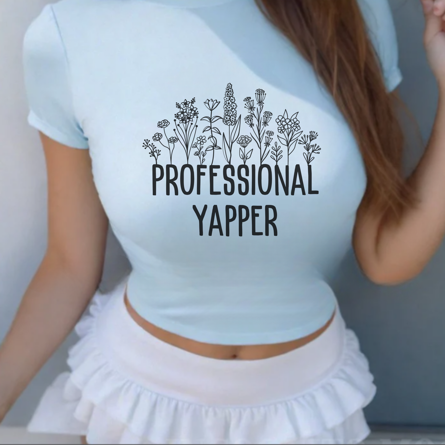 Wildflower Professional Yapper Baby Tee