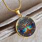 Stained Glass Tree of Life Necklace