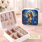 Virgin Mary Necklace or Keychain, Catholic Necklace, Blessed Mother Jewelry, Religious Keepsake Gift