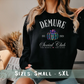 Demure Halloween Pumpkin Crewneck Sweatshirt