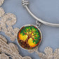 Stained Glass Tree of Life Necklace and Bracelet