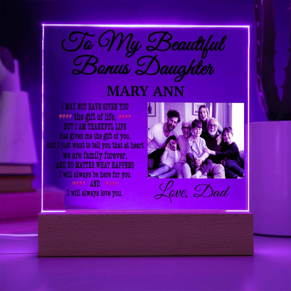 Step Daughter Gift from Dad